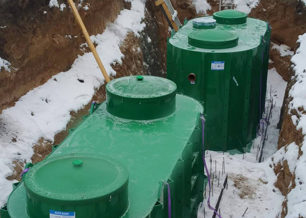 Ливневый сток - 10м3, городские очистные, г. Октябрьск, Самарская обл.